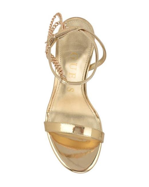 Guess Metallic Miamy Ankle Strap Sandal