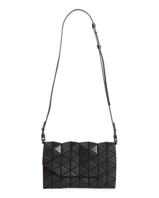 Issey Miyake Black Tonneau Matte Crossbody Bag