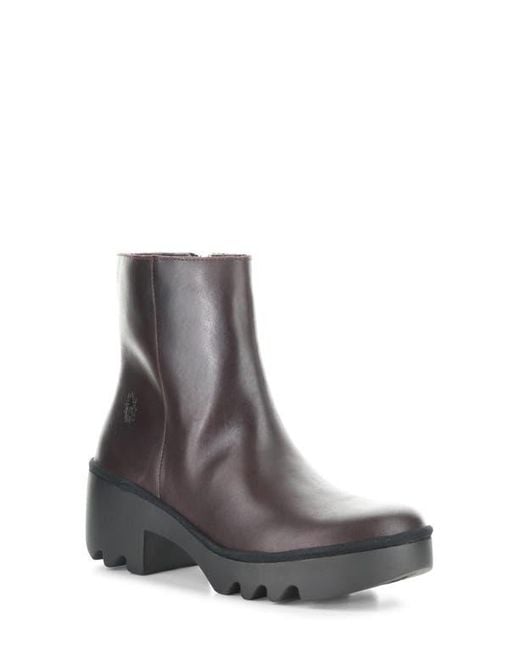 Fly London Gray Toor Platform Bootie