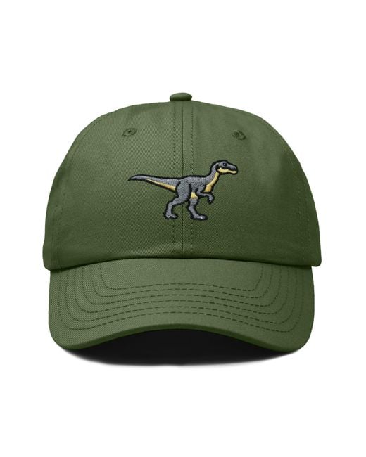 Alix Green Velociraptor Dad Cap for men