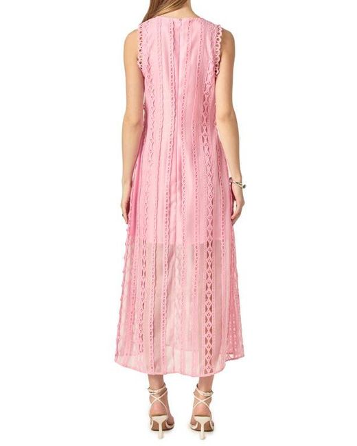 chinese dress ladies Akira Wrap Me in Lace Mini Dress | Pink main image 0
