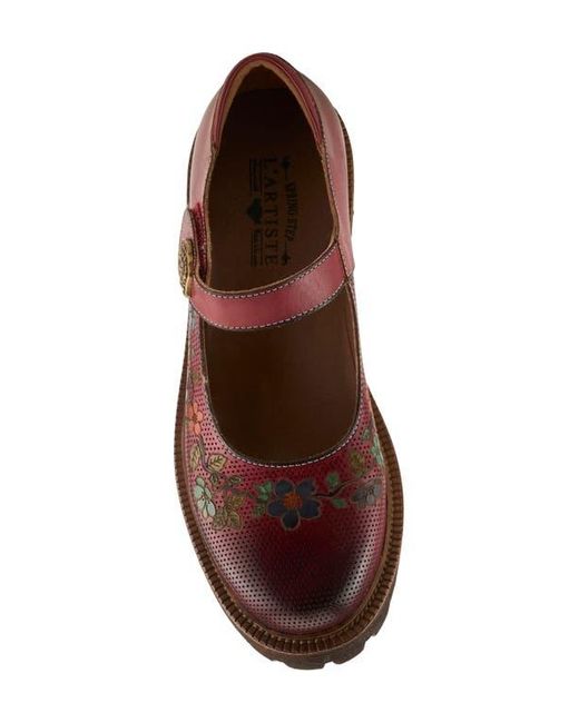 Spring Step Brown Danuella Platform Mary Jane