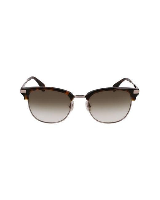 Paul Smith Brown Linden 52Mm Gradient Modified Rectangular Sunglasses for men
