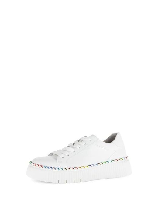 Gabor White 83.240 Platform Sneaker