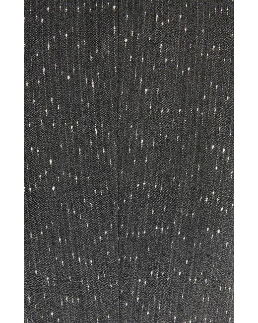 McQueen Gray One-Button Puff Sleeve Stretch Wool Jacket