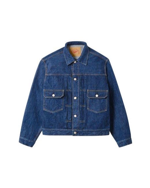 Fortela Blue Cisco Japan Rinse Denim Jacket for men