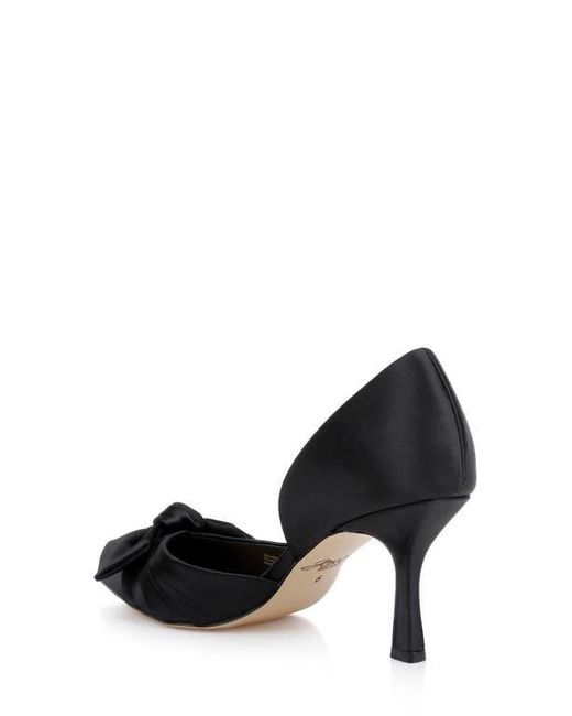 Badgley Mischka Black Emelia D'Orsay Pointed Toe Pump