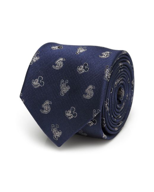Cufflinks Inc. Blue X Disney Mickey & Friends Silk Tie for men