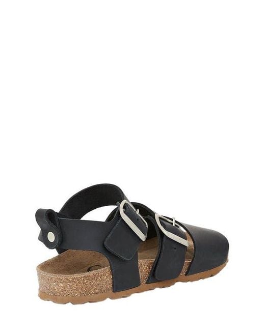 Celtic & Co. Black An Elegant Triple Strap Sandal