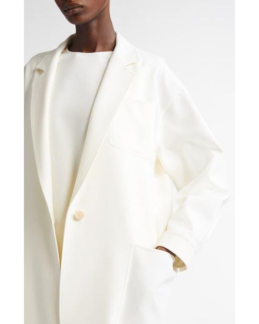 スーツ Max Mara ACACIA1234 - Single-breasted wool canvas blazer Max Mara Acacia1234 Single-Breasted Wool Canvas Blazer