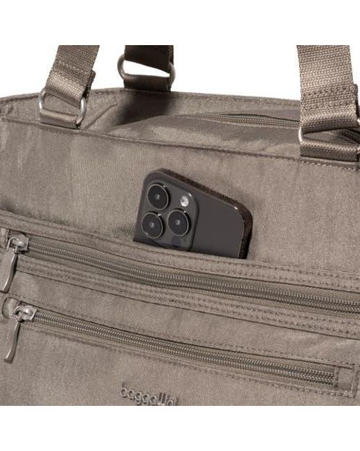 Baggallini Gray Modern Everyday Shopper Tote