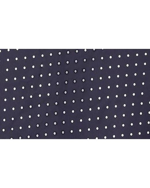 Lioness Blue About Polka Dot Cutotut Tie Detail Satin Slipdress