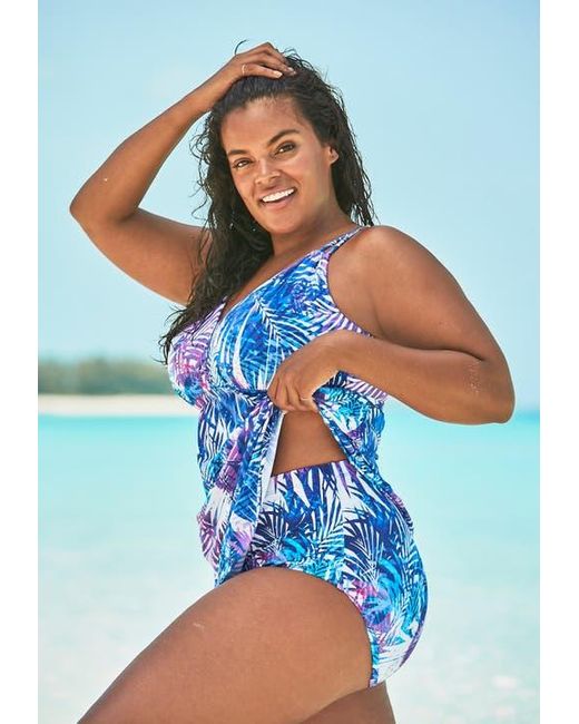 Swim 365 Pink Loop Strap Two-Piece Swim Dress