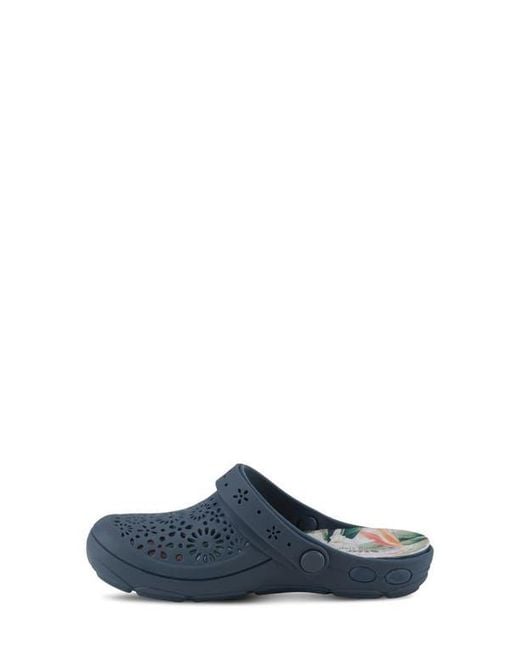 Spring Step Blue Contigo Clog