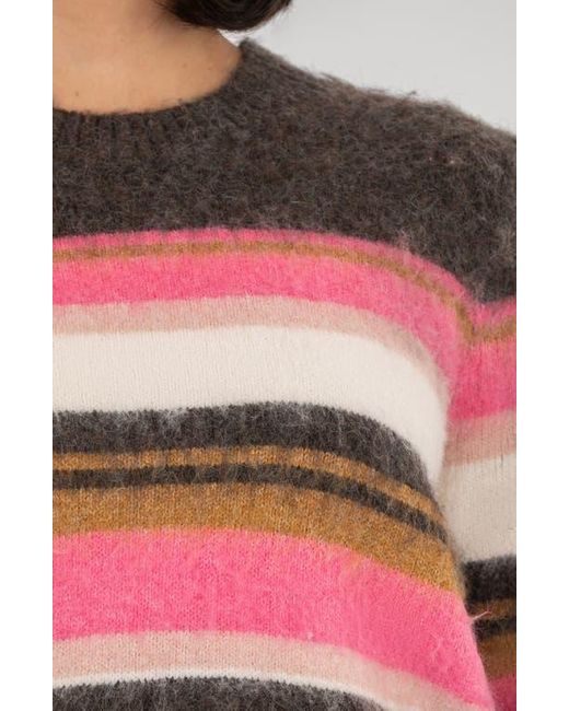 Kut From The Kloth Red Elvira Stripe Sweater