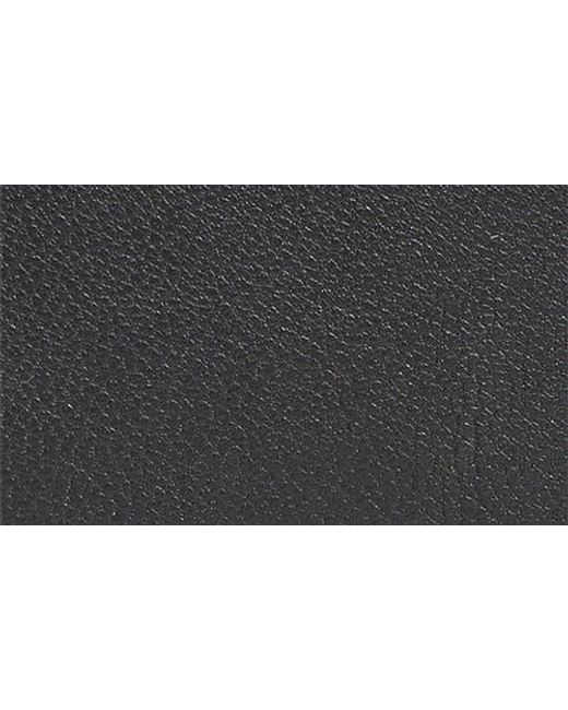 Nordstrom Black Pebble Leather Card Case for men