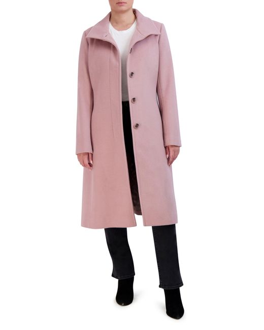 cole haan long wool coat