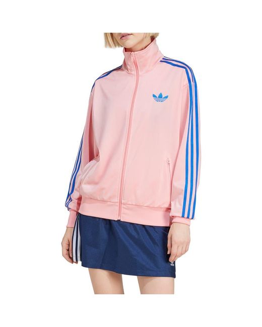 Adidas Originals Blue Firebird Recycled Polyester Track Jacket