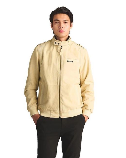 Members Only Natural Soft Suede Iconic Jacket for men