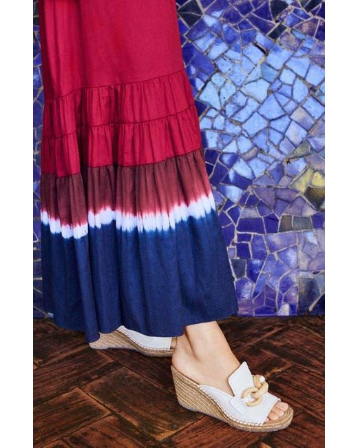 Pedro Garcia Multicolor Oliveta Wedge Sandal