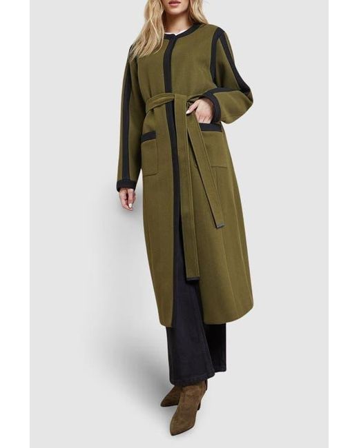 Oasis Black Tipped Coat