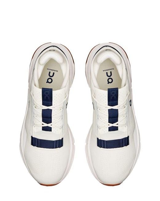 On Shoes White Cloudnova 2 Training Sneaker for men