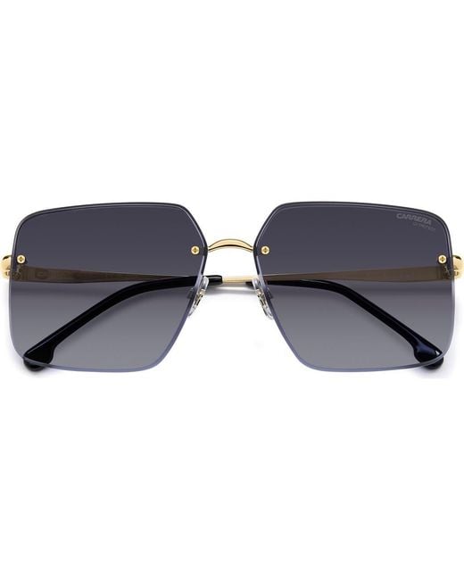 Carrera Blue 61Mm Rimless Rectangular Sunglasses