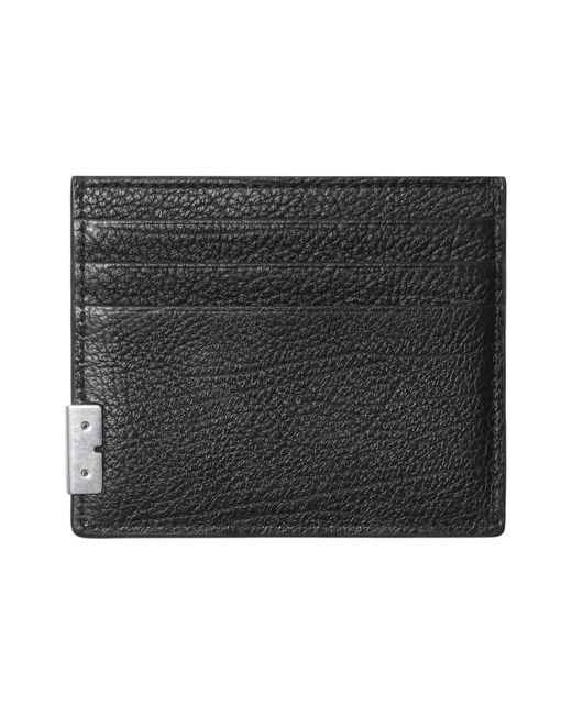Burberry Black Sandon Tall Leather Card Case for men