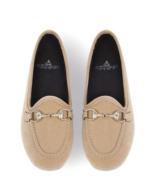 Menina Step White Royal Suede Buckle Slipper