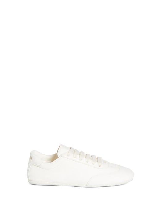 Prada White Low Top Sneaker