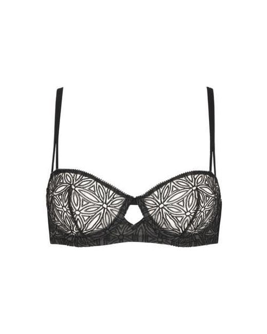 Huit Black Infini Underwire Bra