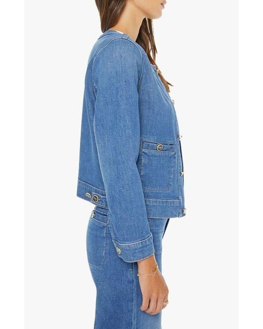 Mother Blue The Stashed Picky Denim Jacket