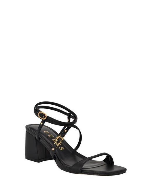 Guess Black Galeon Ankle Strap Sandal