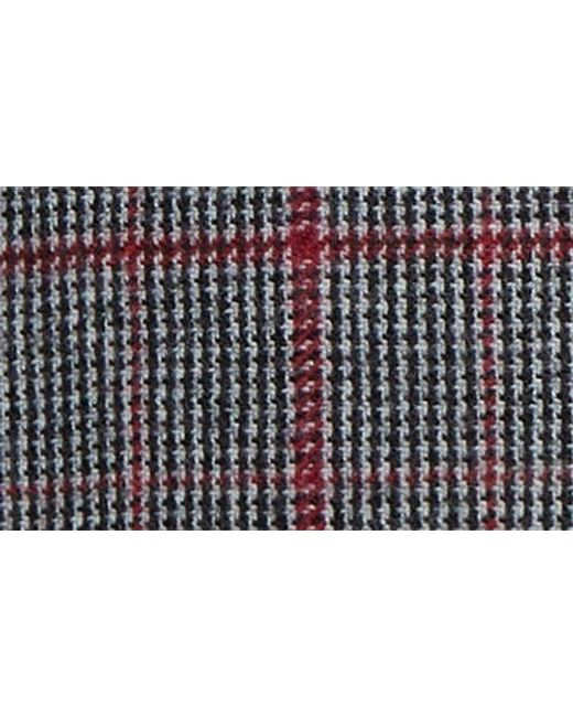 Chloé Gray Double Breasted Plaid Virgin Wool Blazer