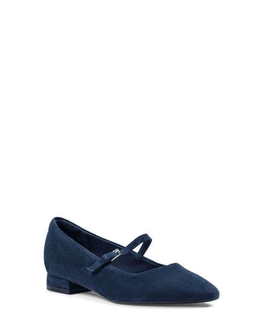 Rockport Blue Taren Pointed Toe Flat