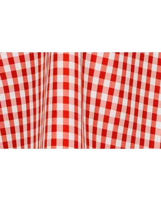 Princess Polly Pink Double Date Gingham Strapless Minidress