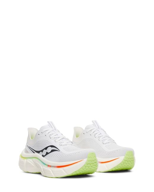 Saucony White Paramount Max Running Shoe for men