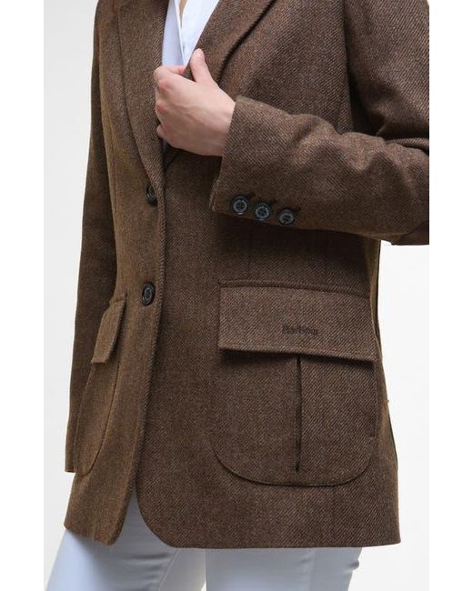 Barbour Brown Elm Wool Jacket