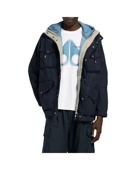 Moose Knuckles Black Hudson Utility Jacket for men