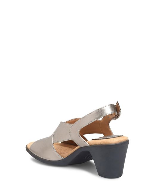 Comfortiva Gray Katara Slingback Sandal