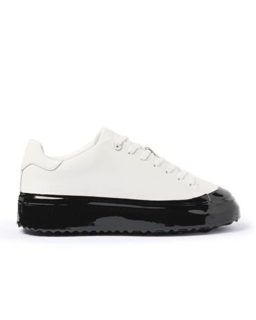 Mallet White Grftr Lite Carbon Fibre Dip Sneakers for men
