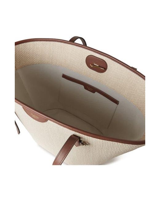 Mulberry Natural Raffia Basket Tote