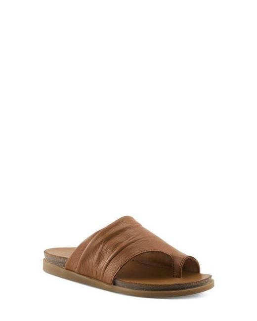 Spring Step Brown Bates Slide Sandal
