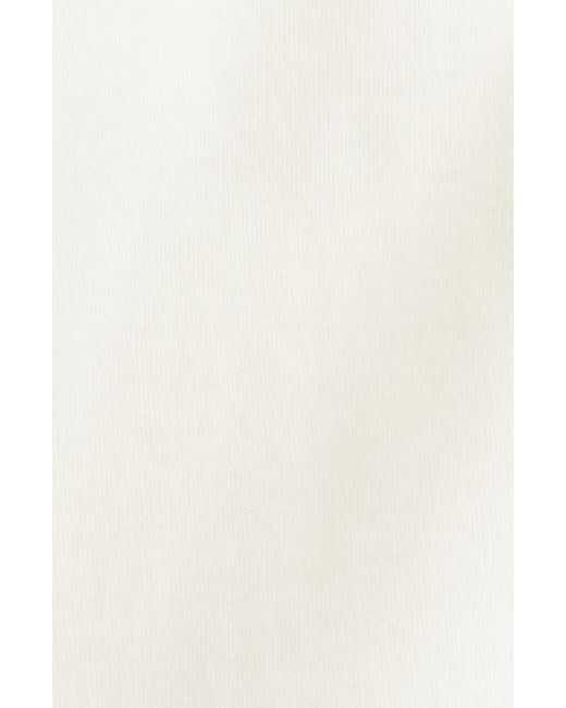 BBCICECREAM White Curve Logo Graphic Cotton T-Shirt for men