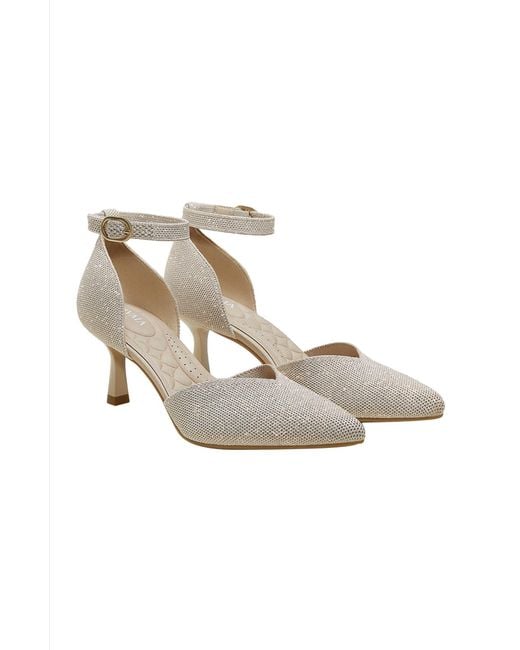VIVAIA White Arabella Pointed-Toe Stilettos