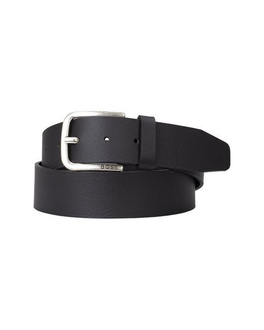 BOSS by HUGO BOSS Janni Leather Belt in Black for Men | Lyst