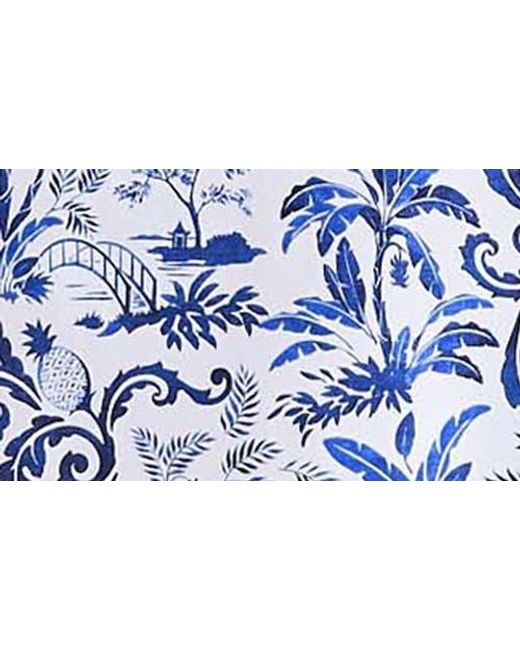 Tommy Bahama Blue Terrazzo Tile Cover-Up Shift Dress