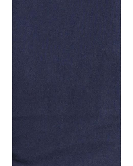 Reformation Blue Tefi Front Twist Stretch Organic Cotton Tank