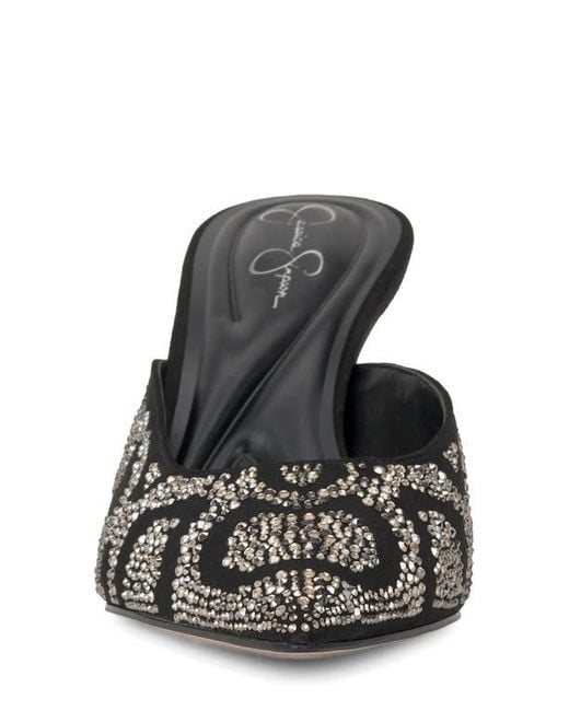 Jessica Simpson Black Xia Mule