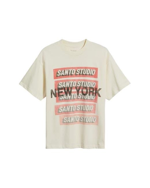 Saint Studio Men's White X Cody Bellinger Ny Post Drappo Graphic T